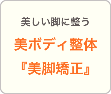 美しい脚に整う美ボディ整体
『美脚矯正』